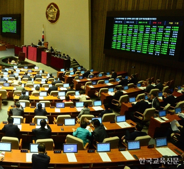 학폭법 국회 통과… ‘교권 3법’ 완수